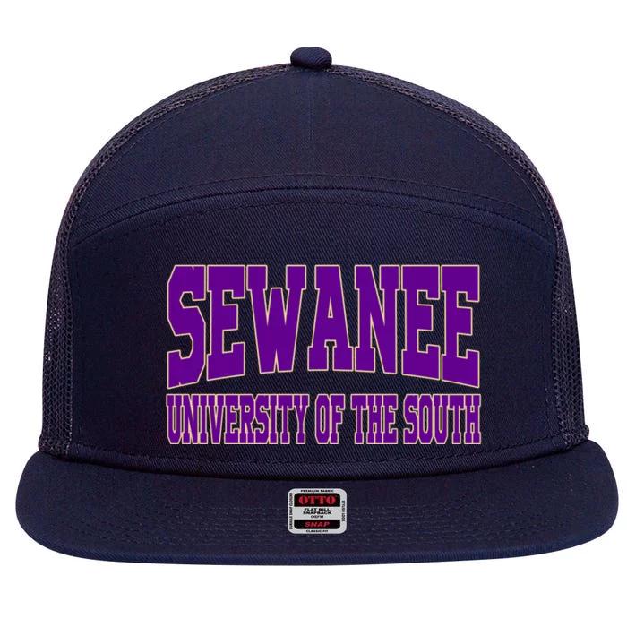 Sewanee 7 Panel Mesh Trucker Snapback Hat