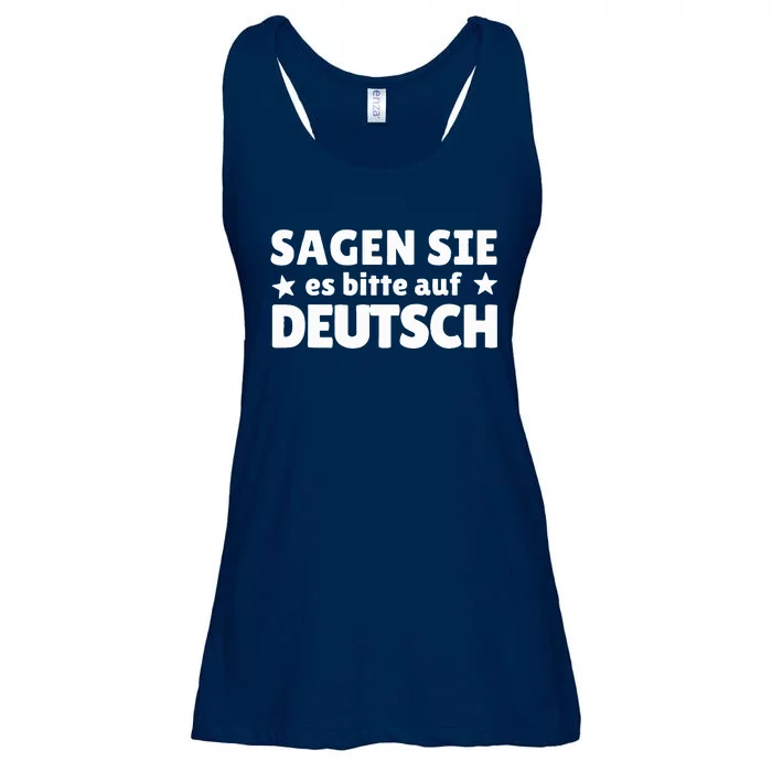 Sagen Sie Es Bitte Auf Deutsch German Teacher Ladies Essential Flowy Tank