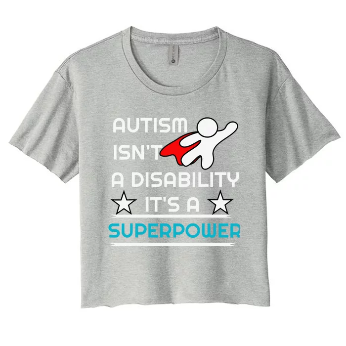 SPED Special Education ESE Teacher Autism Awareness Gifts Women's Crop Top Tee