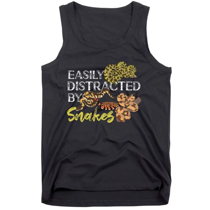 Snake Serpent Easily Distracted By Snakes Tank Top