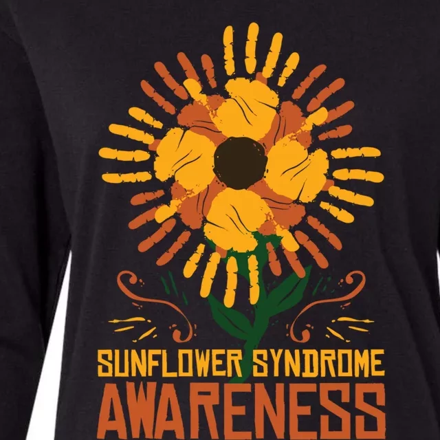 Sunflower Syndrome Epileptic Disorder Awareness Cute Gift Womens Cotton Relaxed Long Sleeve T-Shirt