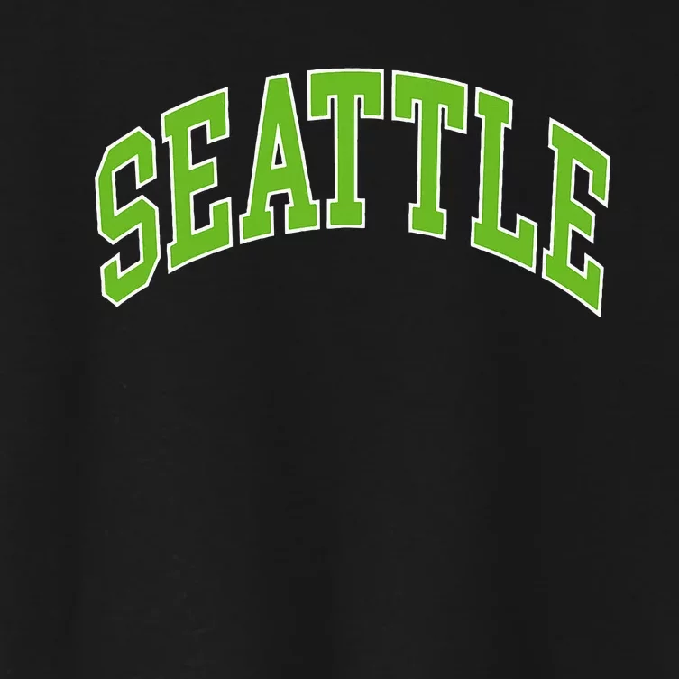 Seattle Women's Crop Top Tee