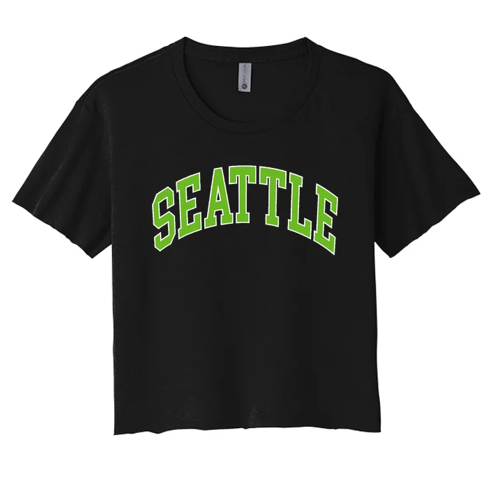 Seattle Women's Crop Top Tee