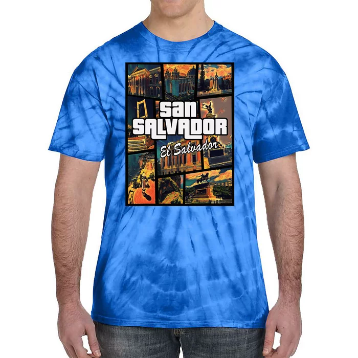 San Salvador El Salvador Capital Proud Tie-Dye T-Shirt