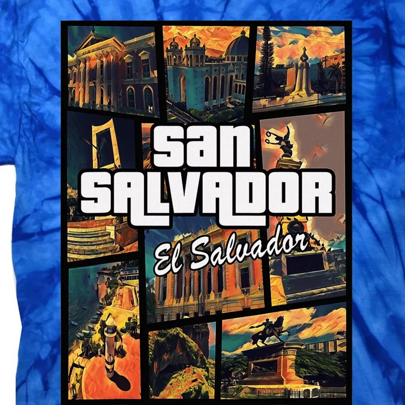 San Salvador El Salvador Capital Proud Tie-Dye T-Shirt