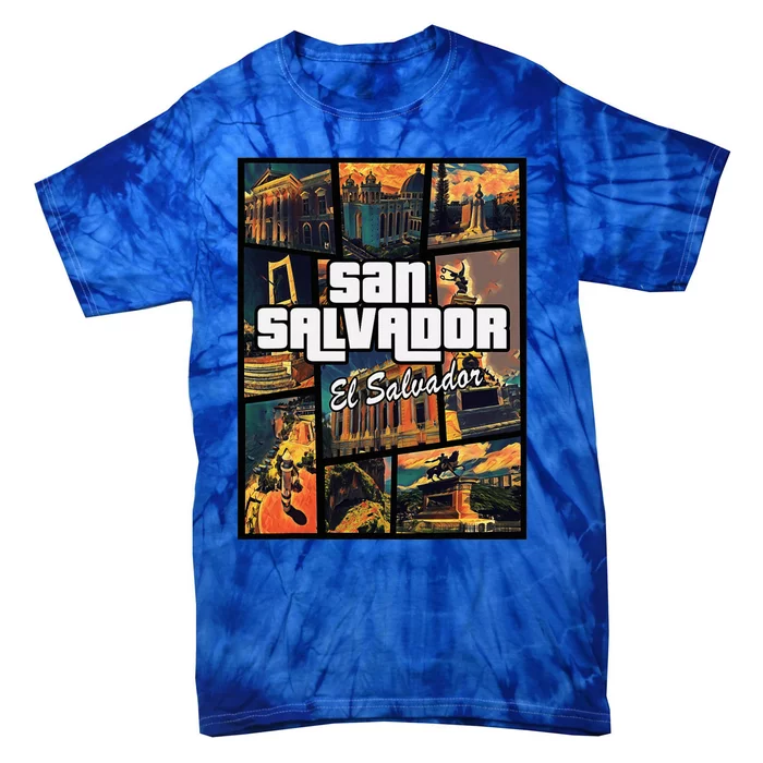 San Salvador El Salvador Capital Proud Tie-Dye T-Shirt