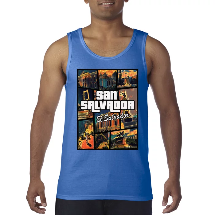 San Salvador El Salvador Capital Proud Tank Top