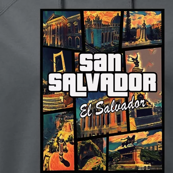 San Salvador El Salvador Capital Proud Performance Fleece Hoodie