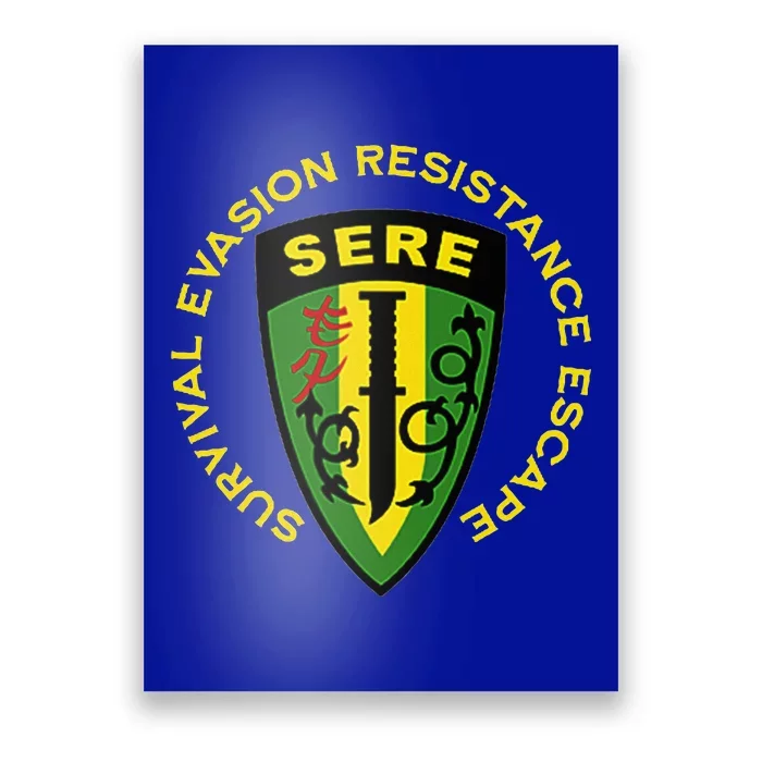 Sere Survival Evasion Resistance Escape School Poster