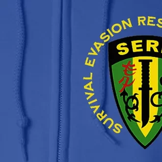 Sere Survival Evasion Resistance Escape School Full Zip Hoodie