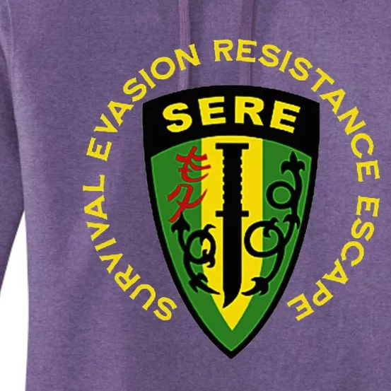 Sere Survival Evasion Resistance Escape School Women's Pullover Hoodie