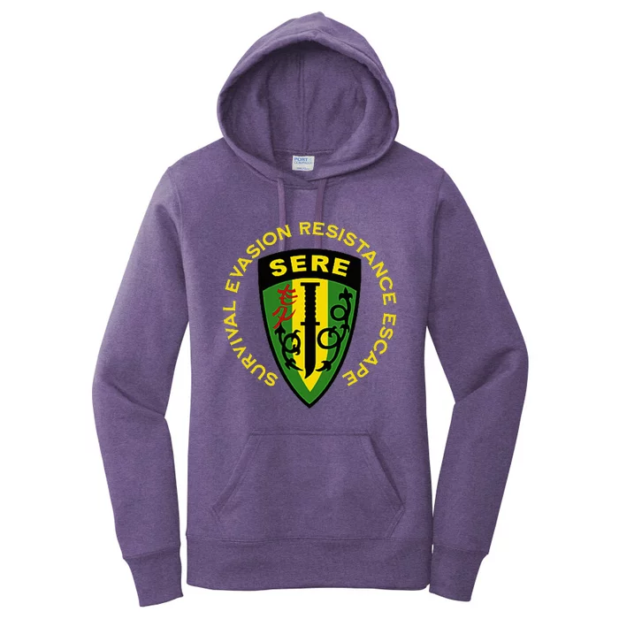 Sere Survival Evasion Resistance Escape School Women's Pullover Hoodie