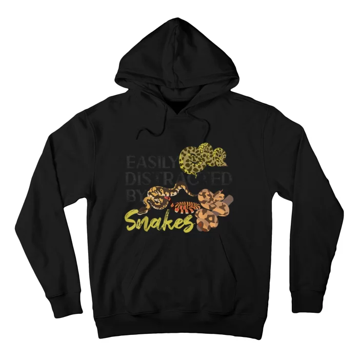 Snake Serpent Easily Distracted By Snakes Hoodie