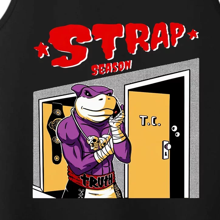 Strap Season Strap Season Funny Shark Boxing Performance Tank