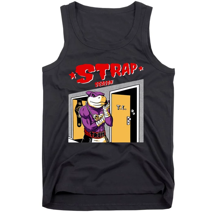 Strap Season Strap Season Funny Shark Boxing Tank Top