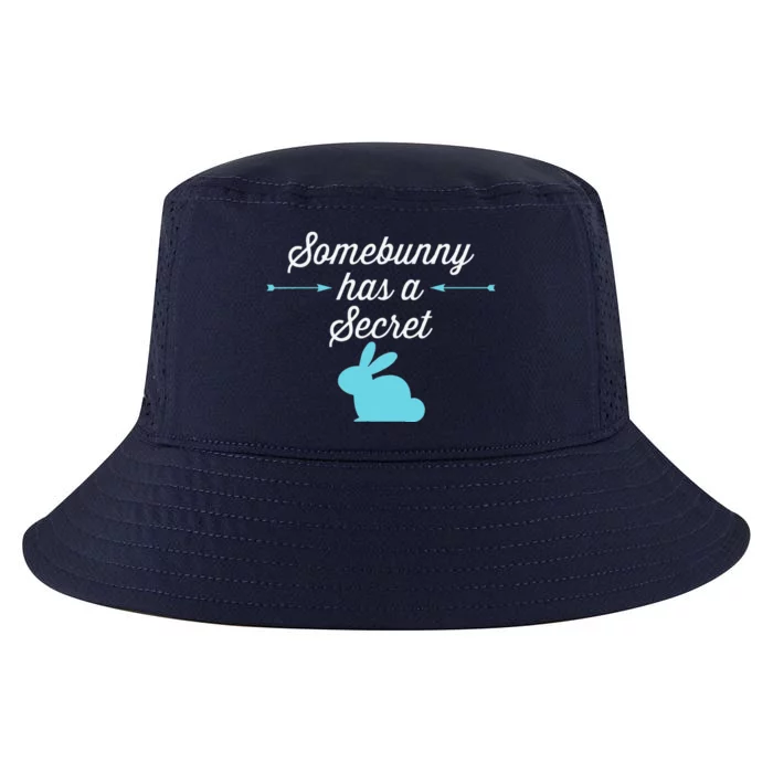 Somebunny Secret Easter Pregnancy Announcement Cool Comfort Performance Bucket Hat