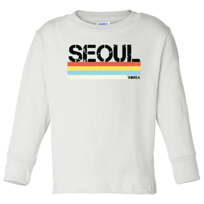 Seoul Toddler Long Sleeve Shirt