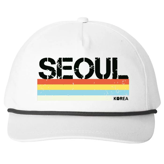 Seoul Snapback Five-Panel Rope Hat