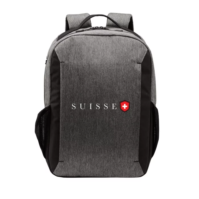 Switzerland Swiss Emblem Suisse Vector Backpack