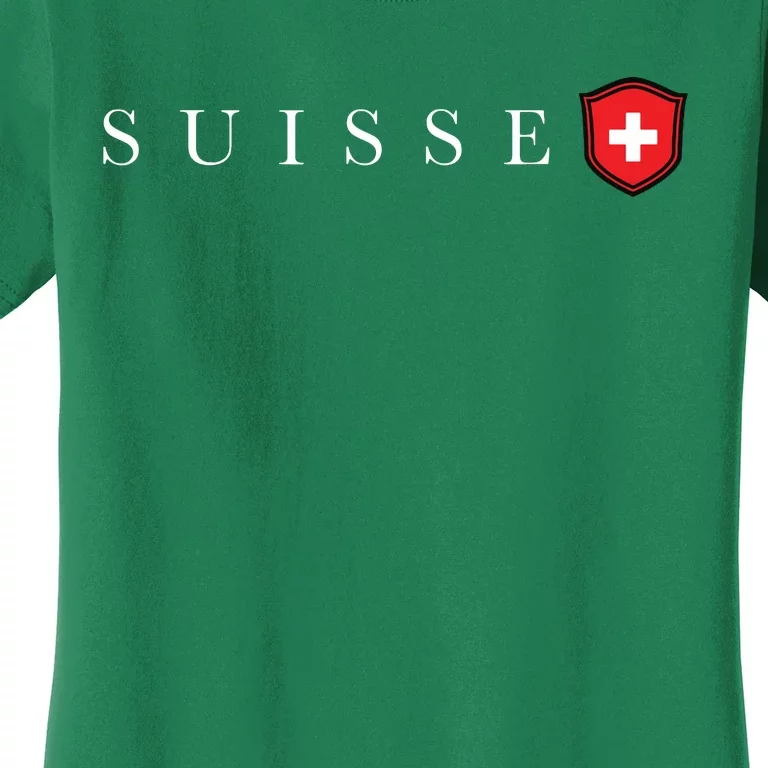 Switzerland Swiss Emblem Suisse Women's T-Shirt