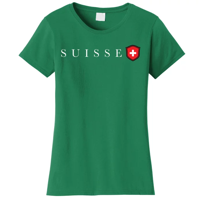 Switzerland Swiss Emblem Suisse Women's T-Shirt