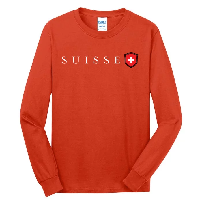 Switzerland Swiss Emblem Suisse Tall Long Sleeve T-Shirt