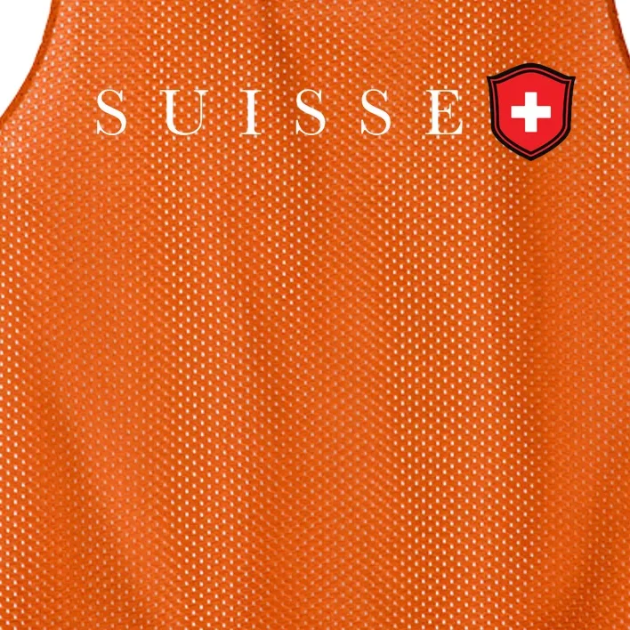 Switzerland Swiss Emblem Suisse Mesh Reversible Basketball Jersey Tank