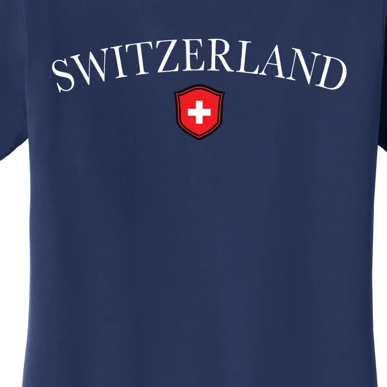 Switzerland Swiss Emblem Women's T-Shirt