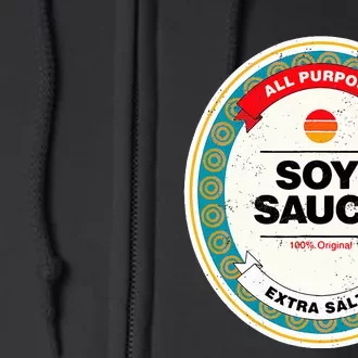 Soy Sauce Easy Halloween Costume Matching Full Zip Hoodie