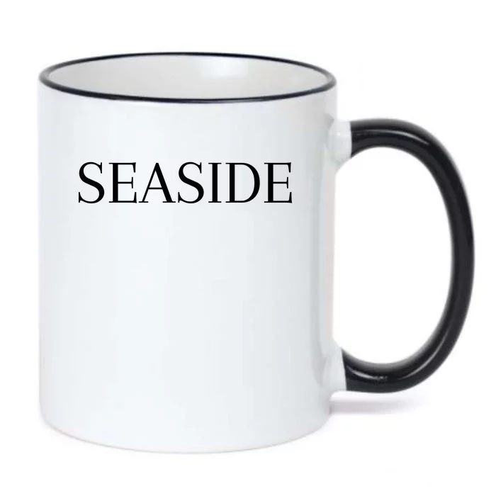 Seaside Black Color Changing Mug