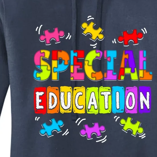 Spead Special Education Teacher Funny Gift Women's Pullover Hoodie