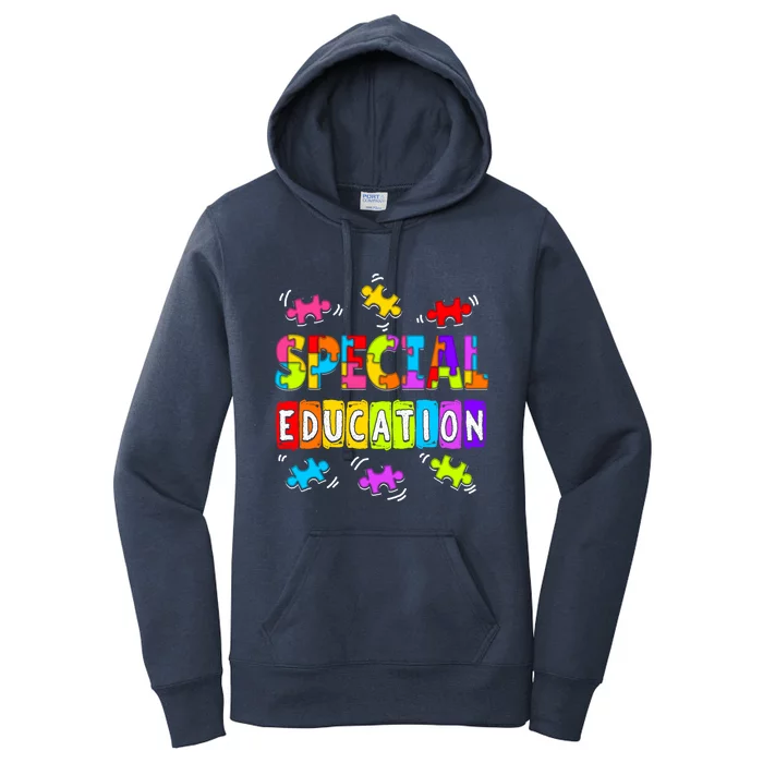 Spead Special Education Teacher Funny Gift Women's Pullover Hoodie