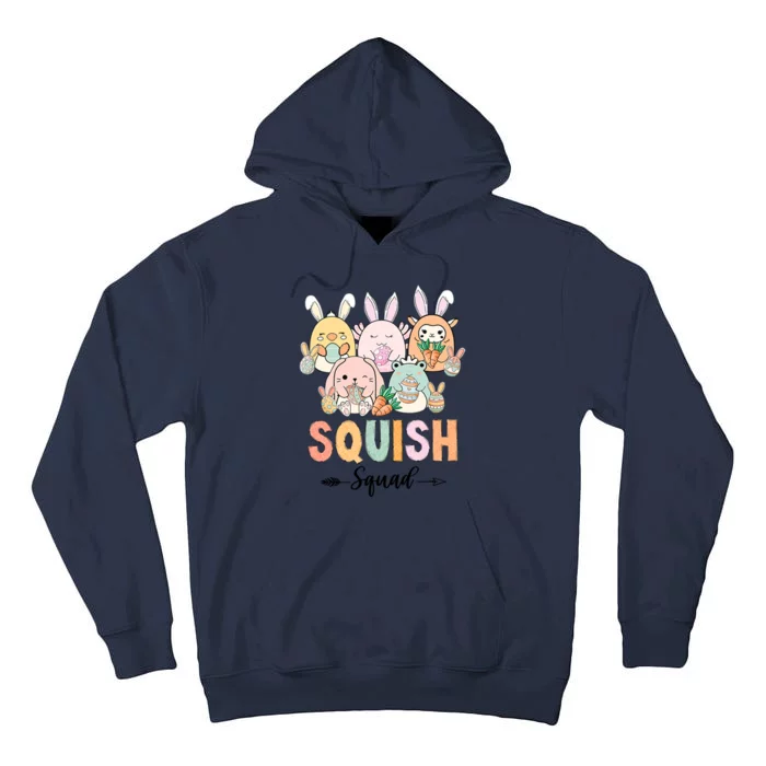 Squish Squad Easter Day Squishmallow Easter Cute Bunny Tall Hoodie