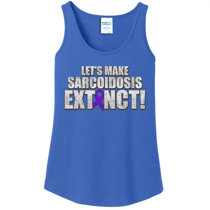 Sarcoidosis Survivor Extinction Awareness Warrior Gift Ladies Essential Tank