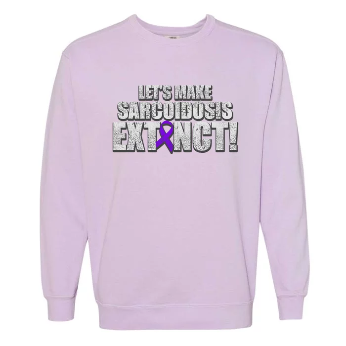 Sarcoidosis Survivor Extinction Awareness Warrior Gift Garment-Dyed Sweatshirt