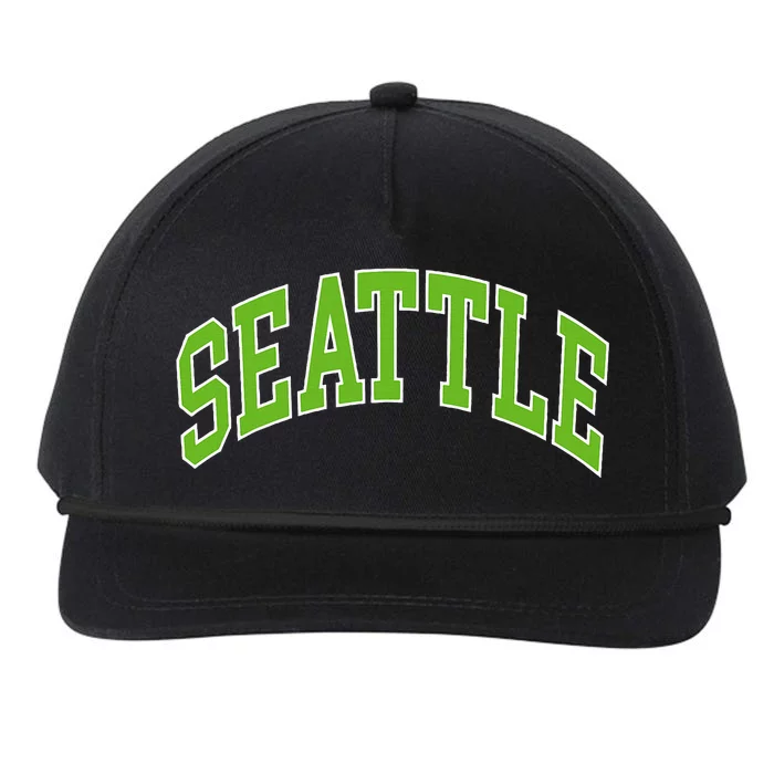 Seattle Snapback Five-Panel Rope Hat