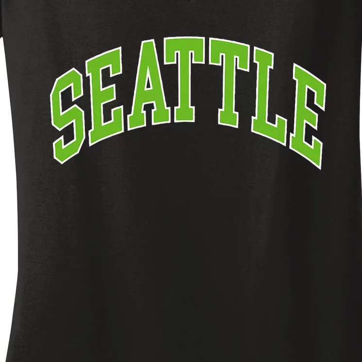 Seattle Women's V-Neck T-Shirt