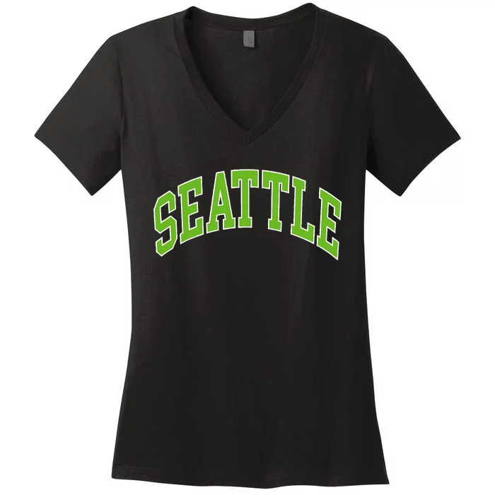 Seattle Women's V-Neck T-Shirt