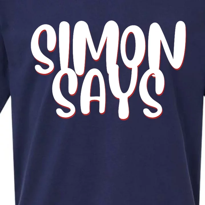 Simon Says Funny Sueded Cloud Jersey T-Shirt