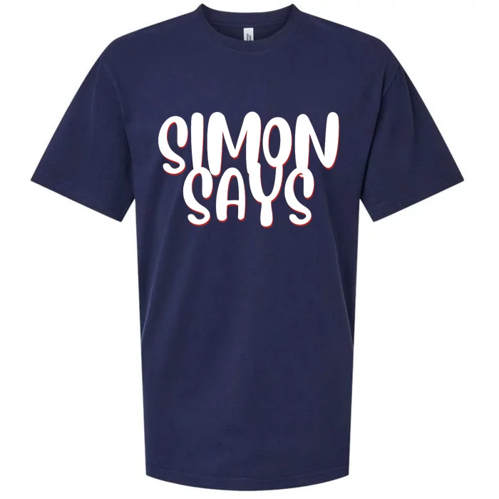 Simon Says Funny Sueded Cloud Jersey T-Shirt