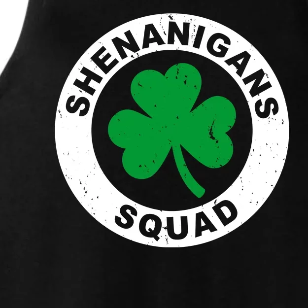 Shenanigans Squad Funny St PatrickS Day Party Ladies Tri-Blend Wicking Tank