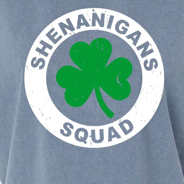 Shenanigans Squad Funny St PatrickS Day Party Garment-Dyed Women's Muscle Tee