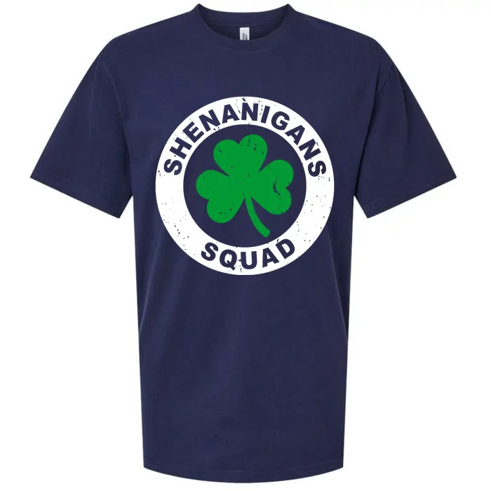 Shenanigans Squad Funny St PatrickS Day Party Sueded Cloud Jersey T-Shirt