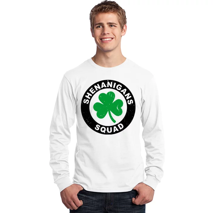 Shenanigans Squad Funny St PatrickS Day Party Long Sleeve Shirt