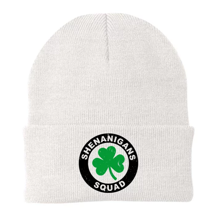 Shenanigans Squad Funny St PatrickS Day Party Knit Cap Winter Beanie