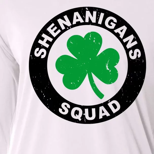 Shenanigans Squad Funny St PatrickS Day Party Cooling Performance Long Sleeve Crew