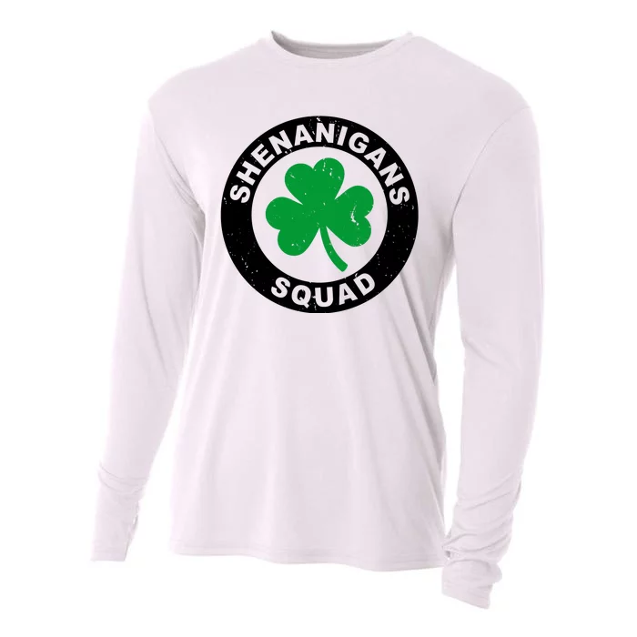 Shenanigans Squad Funny St PatrickS Day Party Cooling Performance Long Sleeve Crew