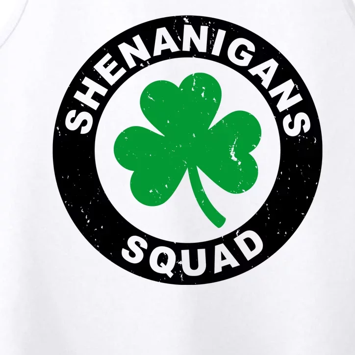 Shenanigans Squad Funny St PatrickS Day Party Performance Tank