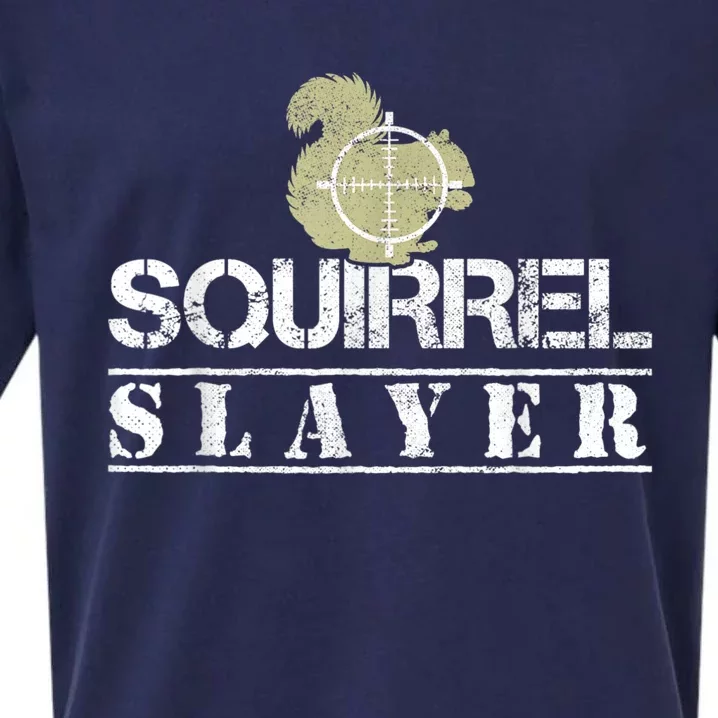 Squirrel Slayer Funny Squirrel Hunting Squirrel Hunters Sueded Cloud Jersey T-Shirt