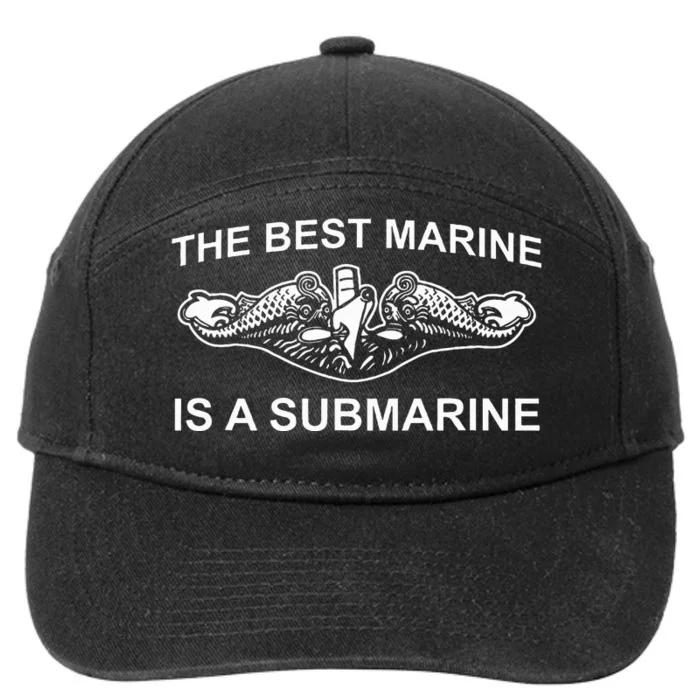 Submariner Submarine Funny Military Veteran Rivalry 7-Panel Snapback Hat